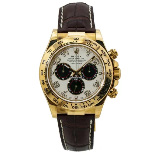 Perfect Fake Rolex Daytona 116518 Automatic Movement 40mm Yellow Gold Case Mens/unisex Watch