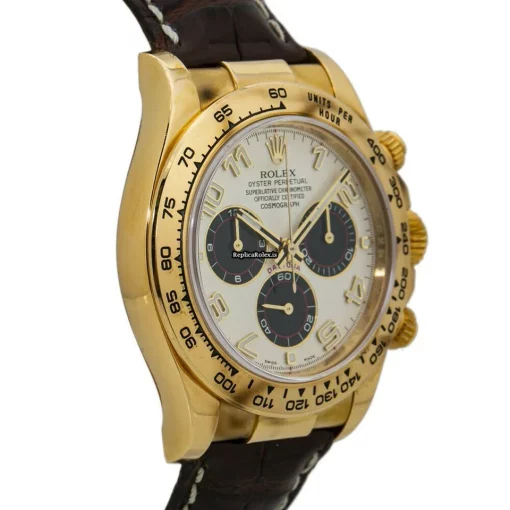 Perfect Fake Rolex Daytona 116518 Automatic Movement 40mm Yellow Gold Case Mens/unisex Watch - Image 5