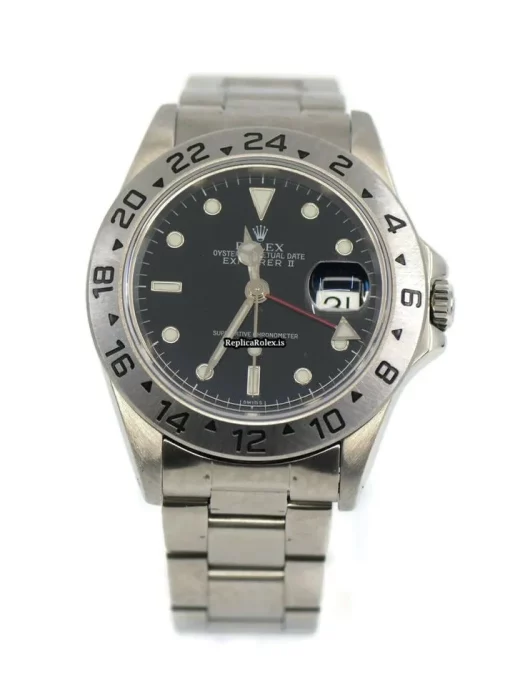 Exquisite Replica Rolex Explorer II 16570 Caliber 3185 Automatic Movement 40mm Steel Case Mens/unisex Watch