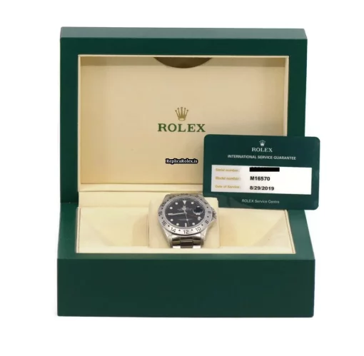 Exquisite Replica Rolex Explorer II 16570 Caliber 3185 Automatic Movement 40mm Steel Case Mens/unisex Watch - Image 4