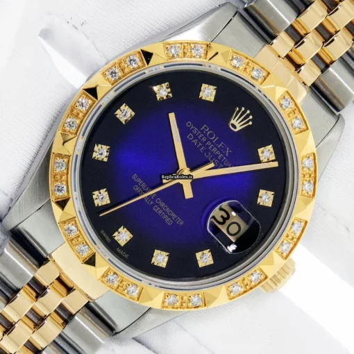 Excellent Clone Rolex Datejust 16013 Caliber 3035 Automatic Movement 36mm Gold/steel Case Mens/unisex Watch