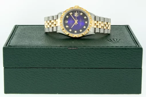 Excellent Clone Rolex Datejust 16013 Caliber 3035 Automatic Movement 36mm Gold/steel Case Mens/unisex Watch - Image 10