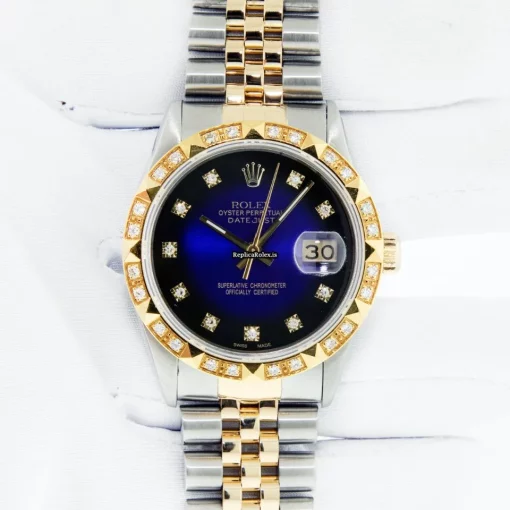 Excellent Clone Rolex Datejust 16013 Caliber 3035 Automatic Movement 36mm Gold/steel Case Mens/unisex Watch - Image 3