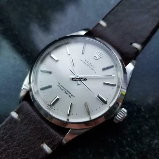 Offering Fake Rolex Oyster Perpetual 34 Caliber 1570 Automatic Movement 34mm Steel Case Mens/unisex Watch