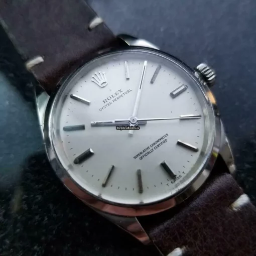 Offering Fake Rolex Oyster Perpetual 34 Caliber 1570 Automatic Movement 34mm Steel Case Mens/unisex Watch - Image 2