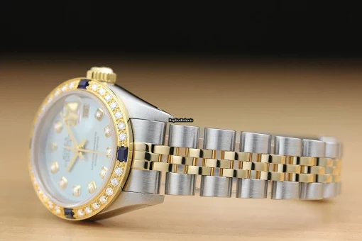 Wonderful Replica Rolex Lady-datejust 69173 Caliber 2135 Automatic Movement 26mm Steel Case Womens Watch - Image 4