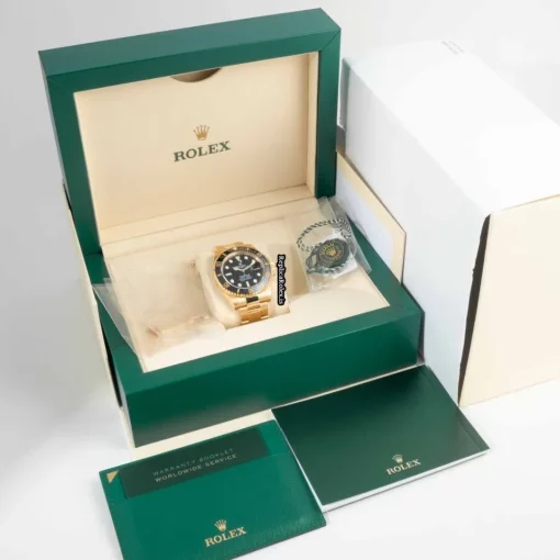 Amazing Fake Rolex Submariner Date 126618ln Caliber 3235 Automatic Movement 41mm Yellow Gold Case Mens/unisex Watch - Image 8