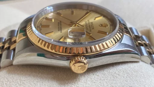 Wonderful Replica Rolex Datejust 16233 Caliber 3135 Automatic Movement 36mm Gold/steel Case Mens/unisex Watch - Image 9