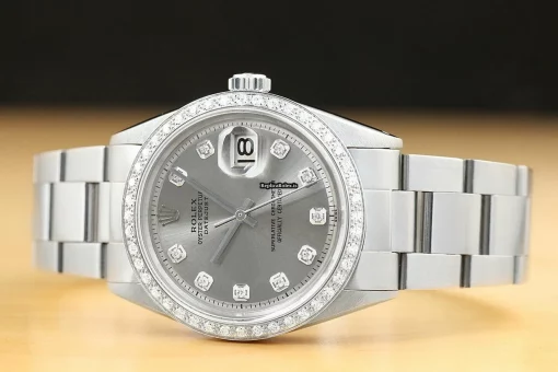 Unique Replica Rolex Datejust 1601 Caliber 1570 Automatic Movement 36mm Steel Case Mens/unisex Watch - Image 3