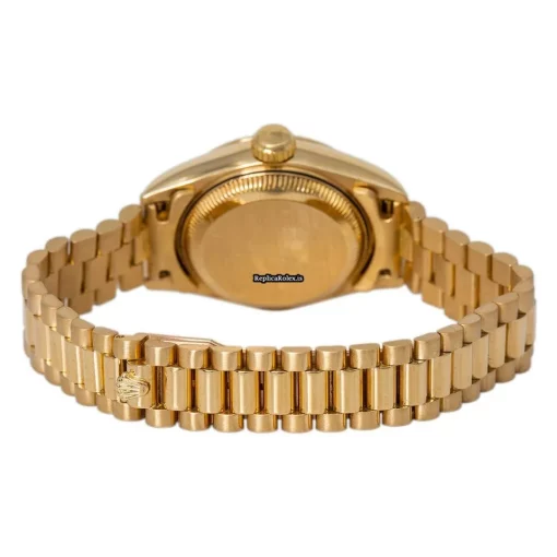 Awesome Replica Rolex Lady-datejust 69178 Automatic Movement 28mm Yellow Gold Case Womens Watch - Image 2