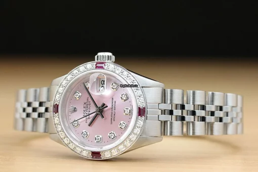 Great Fake Rolex Lady-datejust 69174 Caliber 2135 Automatic Movement 26mm Steel Case Womens Watch - Image 2