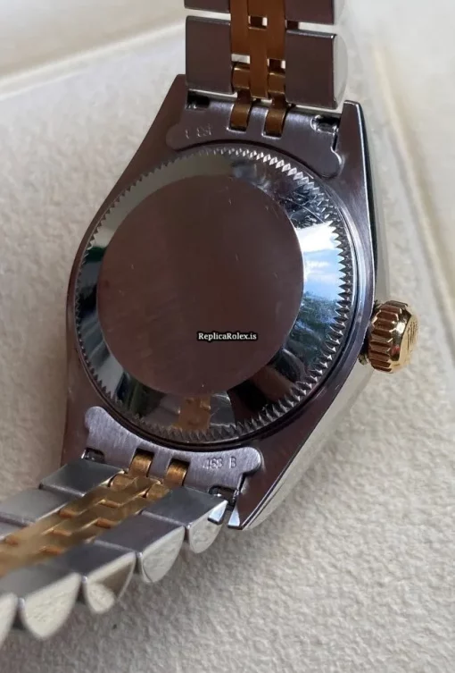Nice Fake Rolex Lady-datejust 69173 Caliber 2135 Automatic Movement 26mm Gold/steel Case Womens Watch - Image 13