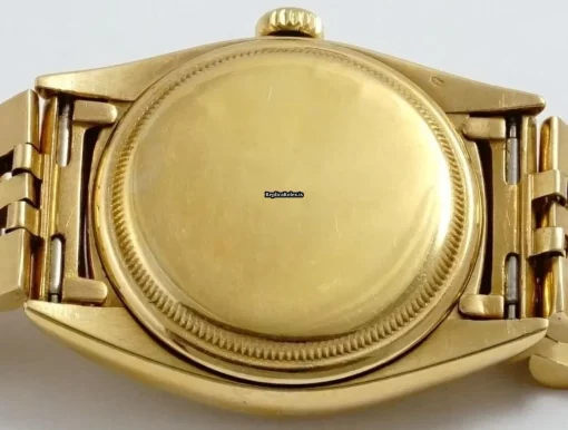 Fantastic Replica Rolex Bubble Back 6105 Automatic Movement 36mm Yellow Gold Case Mens/unisex Watch - Image 5