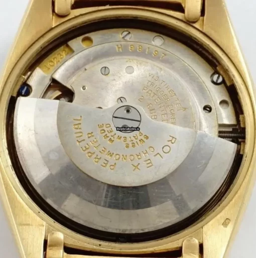 Fantastic Replica Rolex Bubble Back 6105 Automatic Movement 36mm Yellow Gold Case Mens/unisex Watch - Image 6