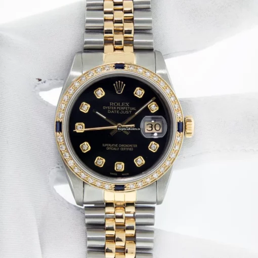 Great Replica Rolex Datejust 16013 Caliber 3035 Automatic Movement 36mm Gold/steel Case Mens/unisex Watch - Image 3