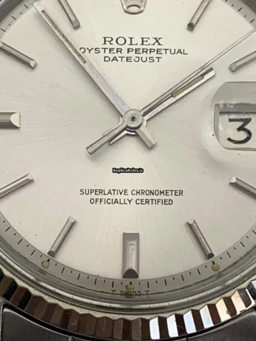 Defect Replica Rolex Datejust 1601 Caliber 1570 Automatic Movement 36mm Steel Case Mens/unisex Watch - Image 2