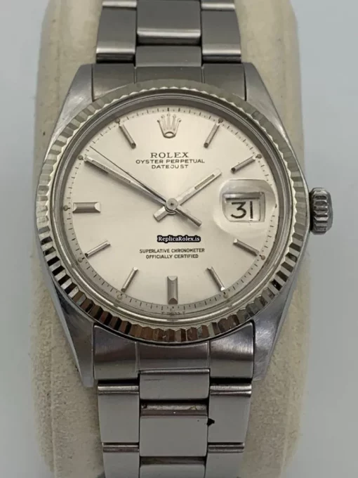 Defect Replica Rolex Datejust 1601 Caliber 1570 Automatic Movement 36mm Steel Case Mens/unisex Watch - Image 3