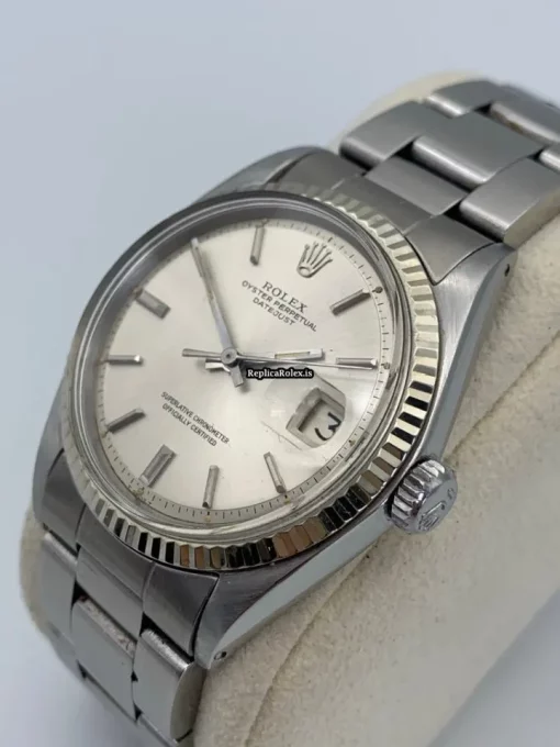 Defect Replica Rolex Datejust 1601 Caliber 1570 Automatic Movement 36mm Steel Case Mens/unisex Watch - Image 4