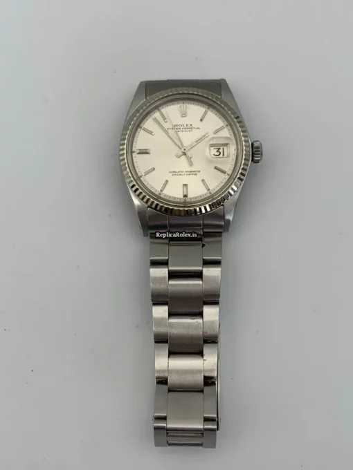 Defect Replica Rolex Datejust 1601 Caliber 1570 Automatic Movement 36mm Steel Case Mens/unisex Watch - Image 8