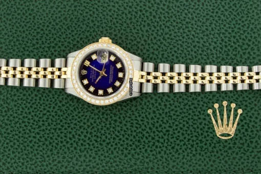 Cheap Copies Rolex Lady-datejust 69173 Caliber 2135 Automatic Movement 26mm Gold/steel Case Womens Watch - Image 4
