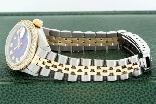 Cheap Copies Rolex Lady-datejust 69173 Caliber 2135 Automatic Movement 26mm Gold/steel Case Womens Watch - Image 5