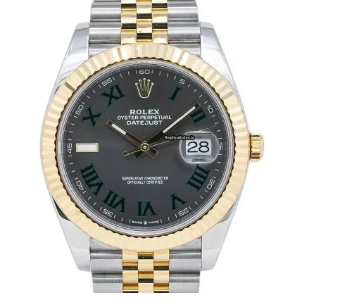 Top Replica Rolex Datejust 126333 Automatic Movement 41mm Steel Case Mens/unisex Watch - Image 2
