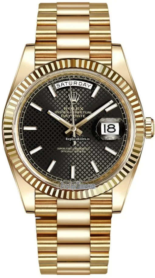 Luxury Replicas Rolex Day-date 40 228238 Automatic Movement 40mm Yellow Gold Case Mens/unisex Watch