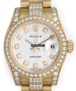 Top Copy Rolex Lady-datejust 179158 Automatic Movement Womens Watch