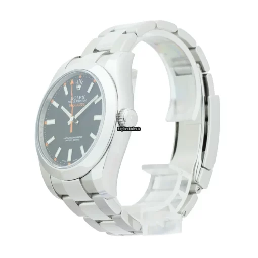 Great Replica Rolex Milgauss 116400 Caliber 3131 Automatic Movement 40mm Steel Case Mens/unisex Watch - Image 2