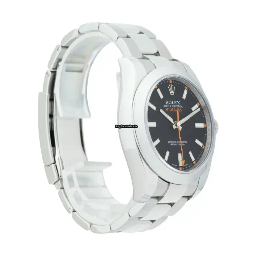Great Replica Rolex Milgauss 116400 Caliber 3131 Automatic Movement 40mm Steel Case Mens/unisex Watch - Image 6