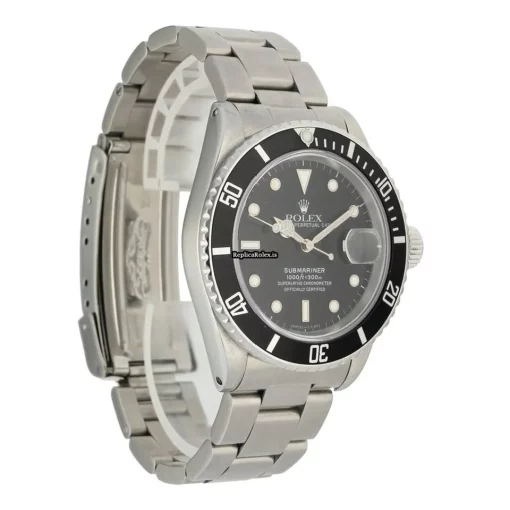 Swiss Fake Rolex Submariner Date 16610 Caliber 3135 Automatic Movement 40mm Steel Case Mens/unisex Watch - Image 4