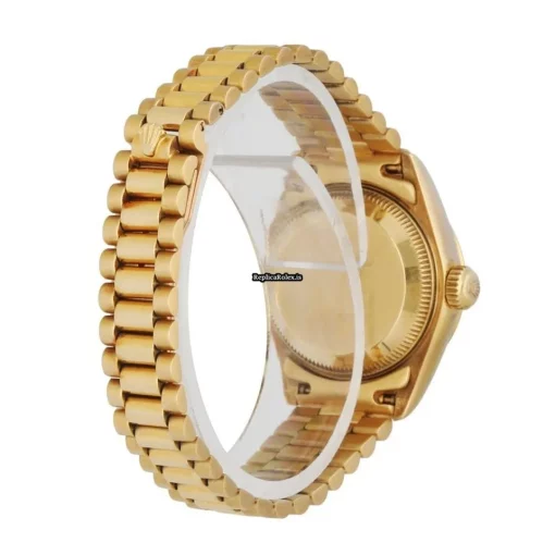 Pleasing Replica Rolex Lady-datejust 69268 Automatic Movement 26mm Yellow Gold Case Womens Watch - Image 4