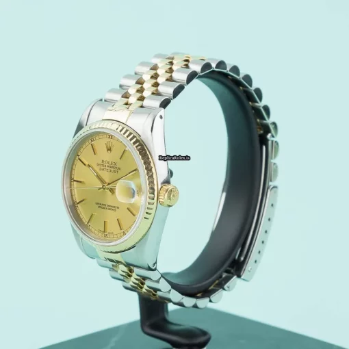 Recommend Replica Rolex Datejust 16233 Caliber 3135 Automatic Movement 36mm Gold/steel Case Mens/unisex Watch - Image 3