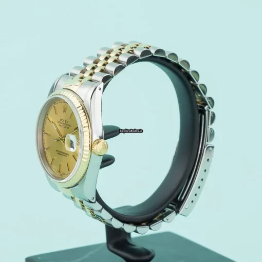 Recommend Replica Rolex Datejust 16233 Caliber 3135 Automatic Movement 36mm Gold/steel Case Mens/unisex Watch - Image 5