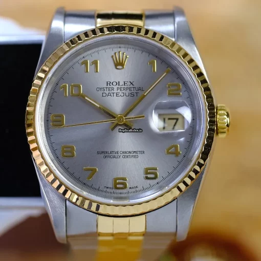 Great Replica Rolex Datejust 16233 Caliber 3135 Automatic Movement 36mm Gold/steel Case Mens/unisex Watch