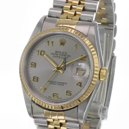 Great Replica Rolex Datejust 16233 Caliber 3135 Automatic Movement 36mm Gold/steel Case Mens/unisex Watch - Image 2
