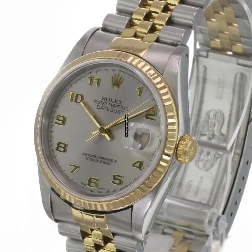 Great Replica Rolex Datejust 16233 Caliber 3135 Automatic Movement 36mm Gold/steel Case Mens/unisex Watch - Image 3