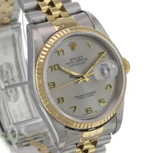 Great Replica Rolex Datejust 16233 Caliber 3135 Automatic Movement 36mm Gold/steel Case Mens/unisex Watch - Image 4