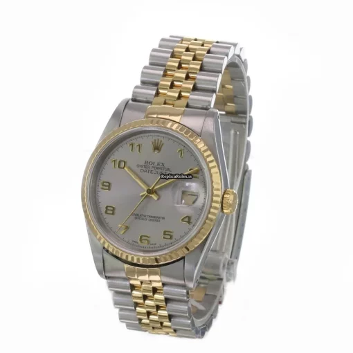 Great Replica Rolex Datejust 16233 Caliber 3135 Automatic Movement 36mm Gold/steel Case Mens/unisex Watch - Image 6