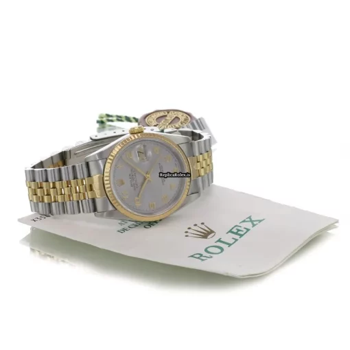 Great Replica Rolex Datejust 16233 Caliber 3135 Automatic Movement 36mm Gold/steel Case Mens/unisex Watch - Image 8