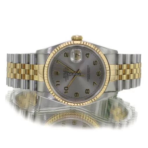 Great Replica Rolex Datejust 16233 Caliber 3135 Automatic Movement 36mm Gold/steel Case Mens/unisex Watch - Image 9