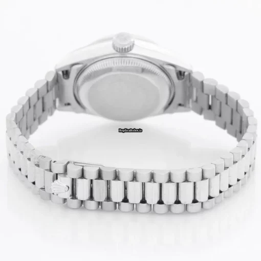 Fabulous Replica Rolex Lady-datejust 69139 Automatic Movement 26mm White Gold Case Womens Watch - Image 4