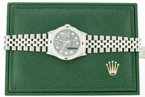 Nice Fake Rolex Datejust 16014 Caliber 3035 Automatic Movement 36mm Steel Case Mens/unisex Watch - Image 4