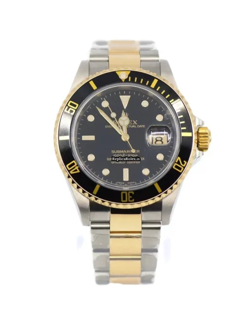 Incredible Replica Rolex Submariner Date 16613 Caliber 3135 Automatic Movement 40mm Gold/steel Case Mens/unisex Watch