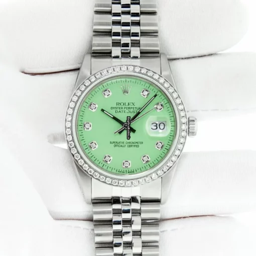 Beautiful Replica Rolex Datejust 16014 Caliber 3035 Automatic Movement 36mm Steel Case Mens/unisex Watch - Image 3