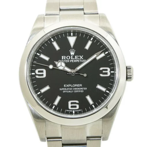 Awesome Replica Rolex Explorer 214270 Automatic Movement 39mm Steel Case Mens/unisex Watch - Image 4