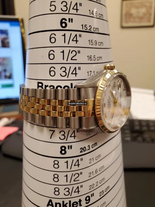 Special Replica Rolex Datejust 16233 Caliber 3135 Automatic Movement 36mm Gold/steel Case Mens/unisex Watch - Image 12