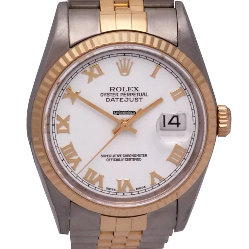 Special Replica Rolex Datejust 16233 Caliber 3135 Automatic Movement 36mm Gold/steel Case Mens/unisex Watch - Image 3