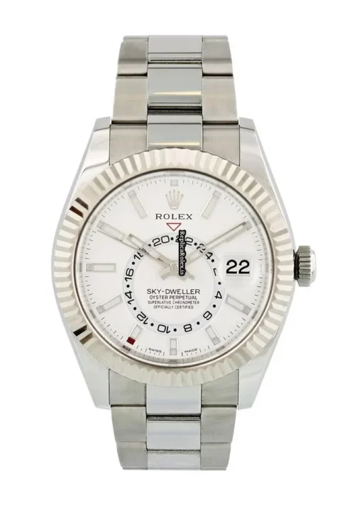 Pleasing Replica Rolex Sky-dweller 326934 Caliber 9001 Automatic Movement 42mm Steel Case Mens/unisex Watch - Image 2