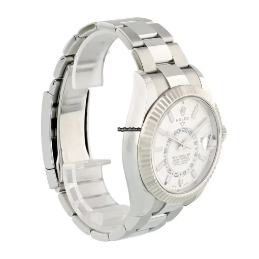 Pleasing Replica Rolex Sky-dweller 326934 Caliber 9001 Automatic Movement 42mm Steel Case Mens/unisex Watch - Image 4